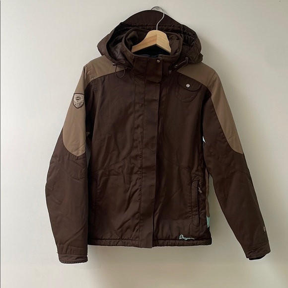 Orage women’s ski snowboard winter jacket coat M / L brown prime technology - Picture 3 of 15